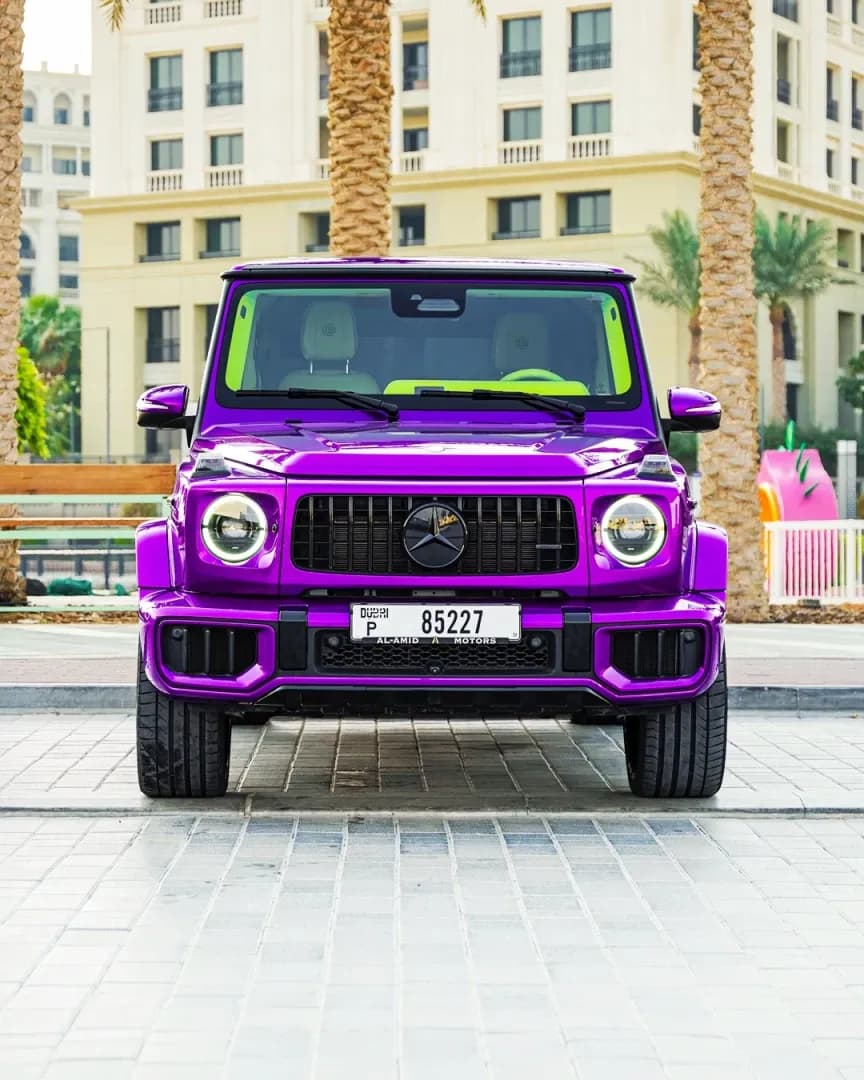مرسيدس بنز مرسيدس بنز G63 AMG بنفسجي